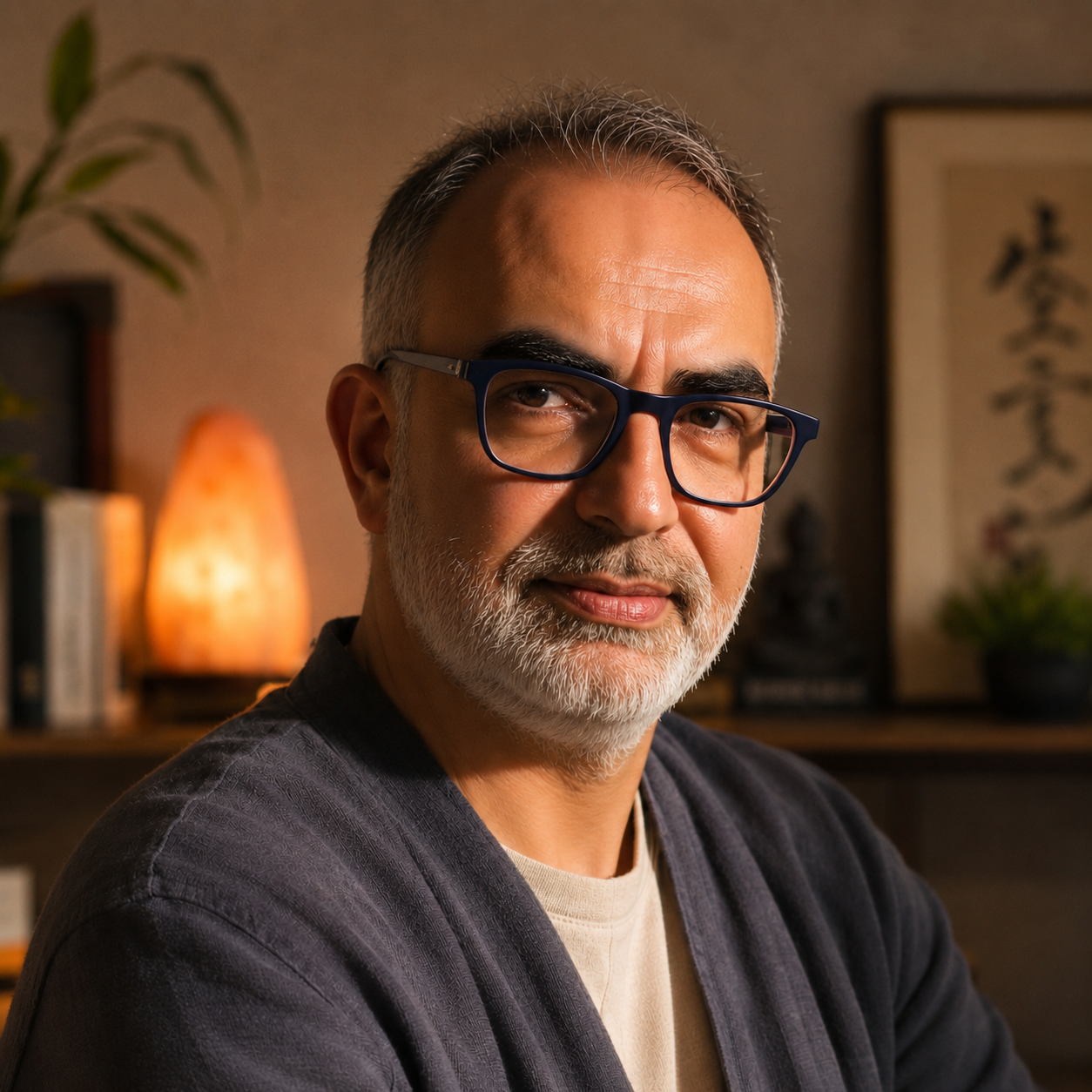 Portrait du coach dans un espace chaleureux et attentif